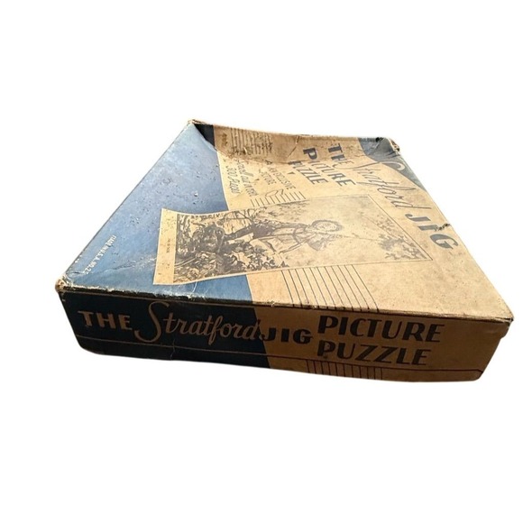 Vintage Stratford Jig Picture Puzzle by Ceaco‎ 1940's "This or those" - Picture 6 of 9